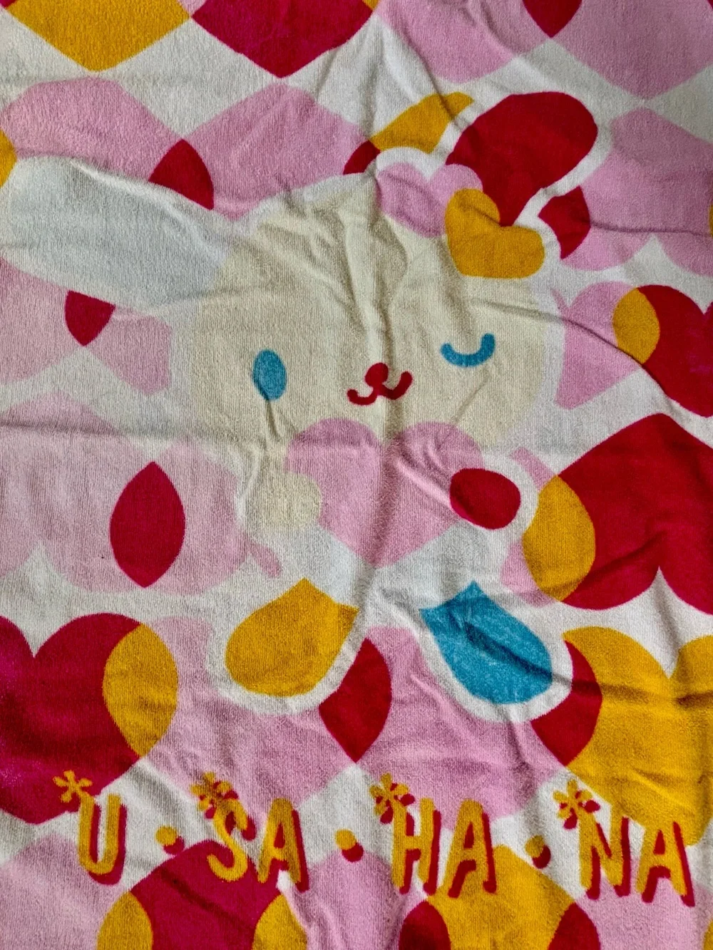 Usahana Sanrio Beach Bath Towel - 2003 vintage large